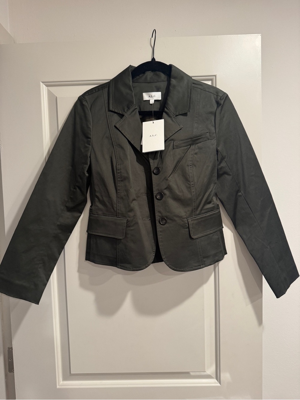 A.L.C. Olive Green Tailored Women's Blazer